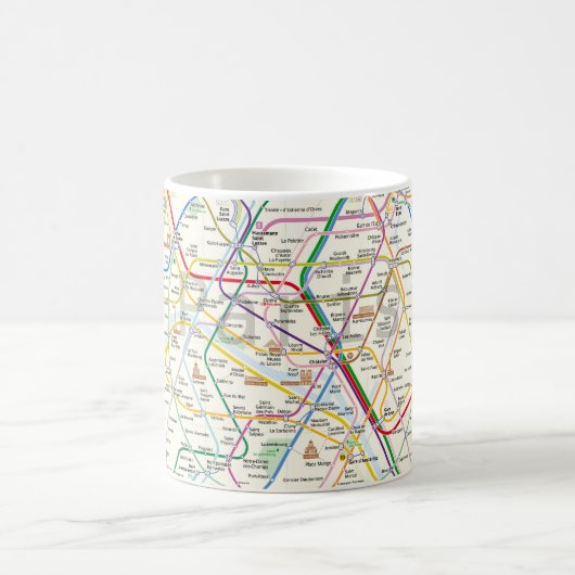 Mug Métro de Paris (Centre)