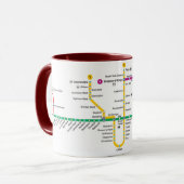 Mug Métro de Toronto (Devant gauche)