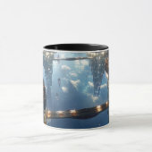 Mug Métropole flottante dans le ciel (Centre)