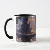 Mug Métropole flottante dans les nuages (Gauche)