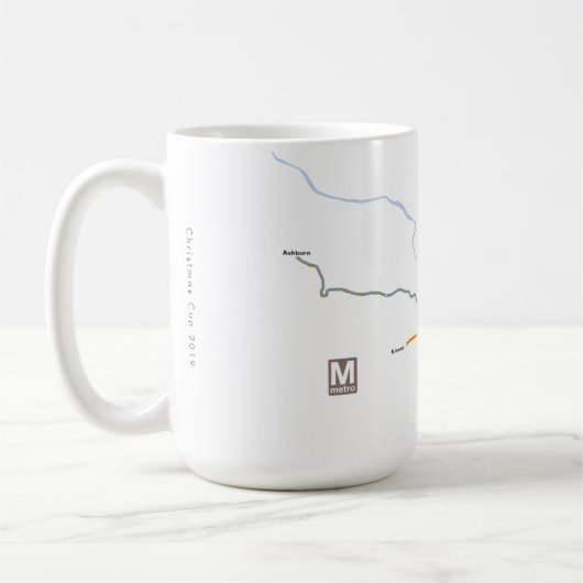 Mug Metrorail de WMATA (Gauche)
