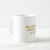 Mug Mets Sur Toute L'Armure De Dieu Blanc (Devant gauche)