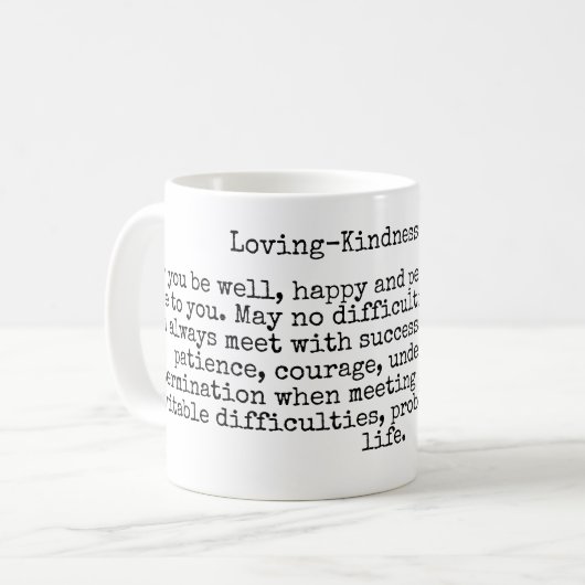 Mug Metta bouddhiste aimante (Devant gauche)