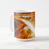 Mug Mettant d'aplomb des étincelles originales (Devant gauche)