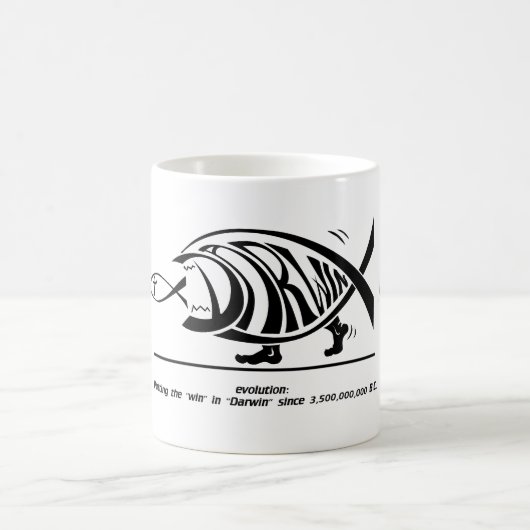 Mug Mettant la victoire à Darwin (par (Centre)