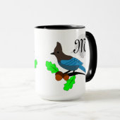 Mug Metteur Blue Jay Monogram (Devant droit)