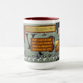 Mug METTEZ EN COMMUNICATION CLINTON les HAUT 1967 (Centre)
