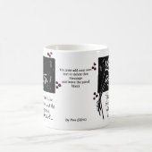 Mug Mettez vos soins dans l'aimant des mains de Dieu (Centre)