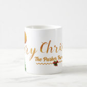 Mug Mettez votre photo & nom dans l'élégant Noël (Centre)