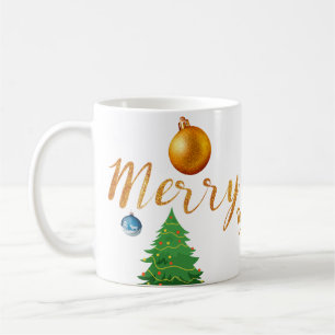 Mug Mettez votre photo & nom dans l'élégant Noël