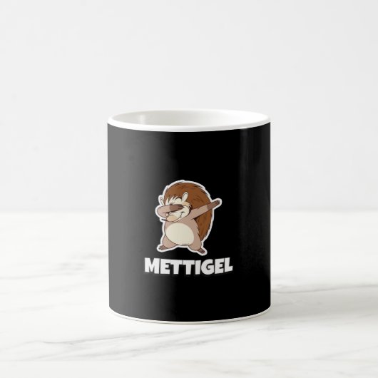 Mug Mettigel Funny Mett Hedgehog Say T-Shirt (Centre)