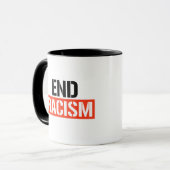Mug Mettre fin au racisme (Devant gauche)