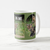 Mug Mettre le texte sur moi (Devant droit)