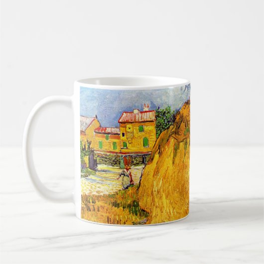 Mug Meules de foin en Provence de Vincent van Gogh (Gauche)