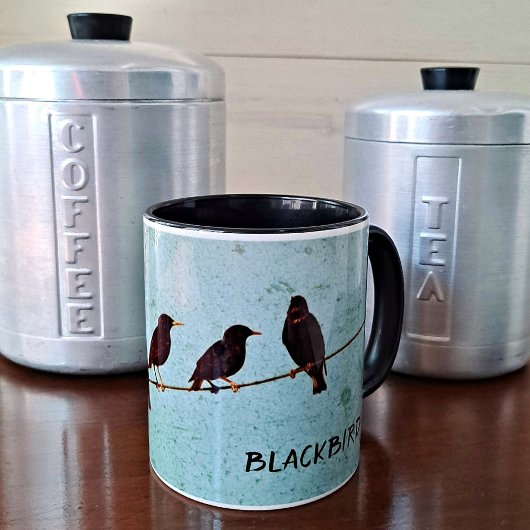 Mug Meurtre des corbeaux Silhouette Mystère Amour