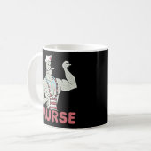 Mug Meurtre d'infirmière masculine drôle (Devant gauche)