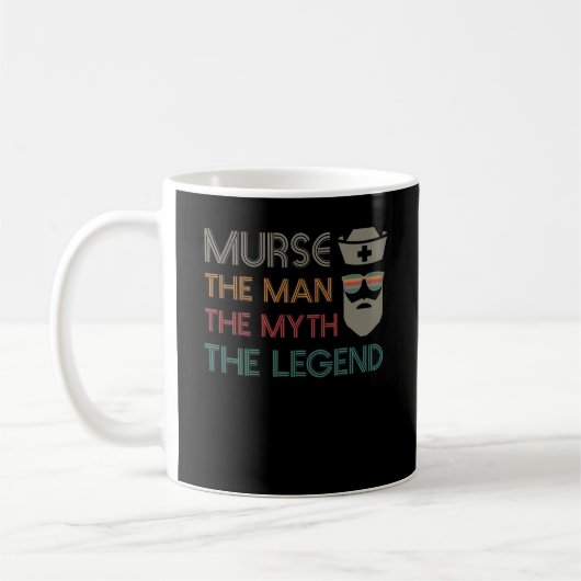 Mug Meurtre drôle Homme Infirmière RN LPN CNA (Gauche)