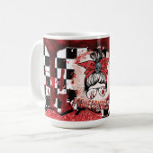 Mug Meurtre Montre Café Mains Sanglantes Véritable Cri (Devant gauche)