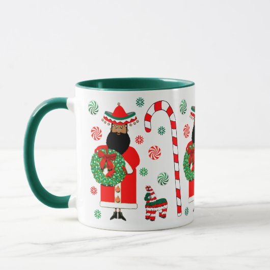 Mug Mexicaine Feliz Navidad Père Noël (Gauche)