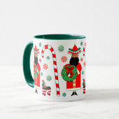 Mug Mexicaine Feliz Navidad Père Noël (Devant gauche)