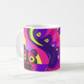 Mug mexicaine multicouleur renard folk art sur (Devant gauche)