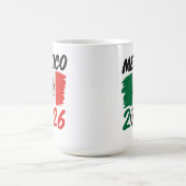 Mug Mexico 2026 Soccer Fan Design with Football (Centre)