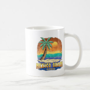 Mug Mexico Beach Floride Souvenir Vintage en détresse