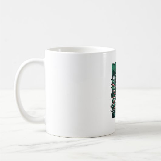 Mug Mexico Football Squelette Attaquant Nations Premiu (Gauche)