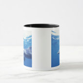 Mug Mexique, Cozumel. Dauphin en bouteille, Tursiops 3 (Centre)