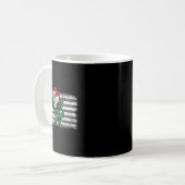 Mug Mexique Drapeau mexicain Drapeau américain Rose 4 (Devant gauche)