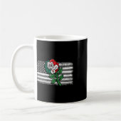 Mug Mexique Drapeau mexicain Drapeau américain Rose 4 (Gauche)
