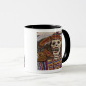 Mug Mexique, Oaxaca. Tapisserie de sable (tapete de ar (Devant droit)