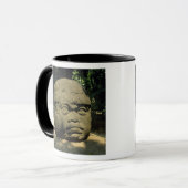 Mug Mexique, Villahermosa, tête géante Olmèque, La Ven (Devant gauche)