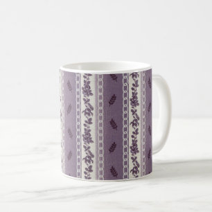 Mug Mi-1800 Grandes fleurs violettes