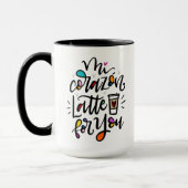 Mug Mi Corazón Latte (Gauche)