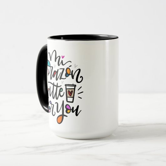 Mug Mi Corazón Latte (Devant gauche)