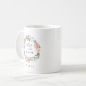 Mug Mi-été Floral Wreath Mère de la chambre (Devant gauche)