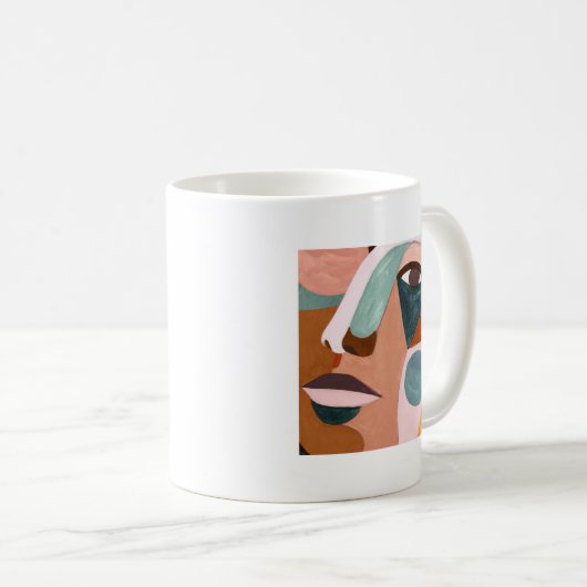 Mug Mi-face Geo (Devant droit)