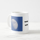 Mug mi-lune avec le texte : "bien dormir" (Devant gauche)