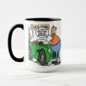 Mug mi rouge de crise de la vie (Gauche)