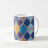 Mug Mi-siècle 1960 Géométrique Pastel (Devant droit)