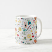 Mug Mi-siècle moderne de l'âge atomique STEM Physique  (Devant droit)