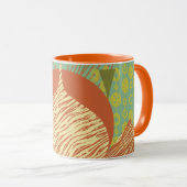 Mug Mi-siècle moderne géométrique (Devant droit)