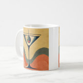 Mug Mi-siècle Moderne "vague de martini à l'olive pime (Devant gauche)