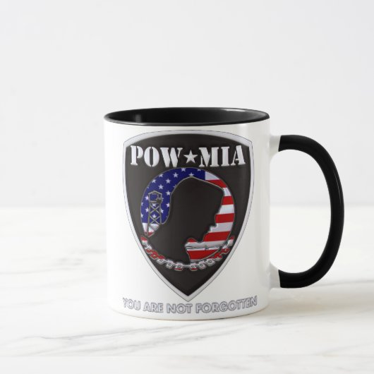 Mug MIA de prisonnier de guerre - Bouclier (Droite)