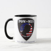 Mug MIA de prisonnier de guerre - Bouclier (Gauche)