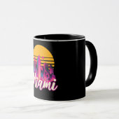 Mug Miami au coucher du soleil (Devant droit)