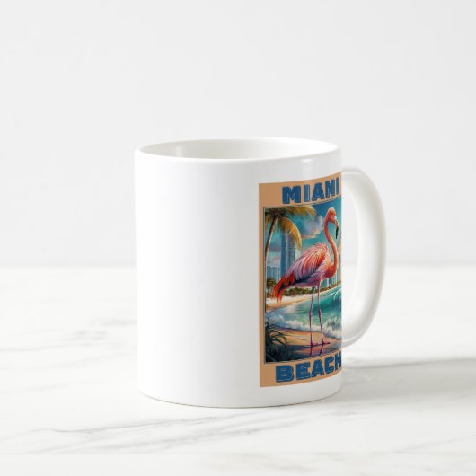 Mug Miami Beach Floride (Devant droit)