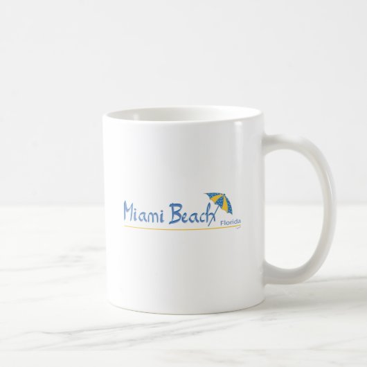 Mug Miami Beach, Floride Cool parapluie (Droite)