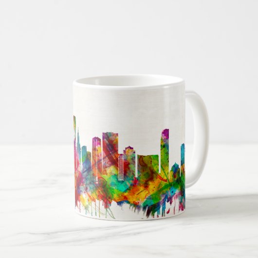 Mug Miami Florida Skyline (Devant droit)